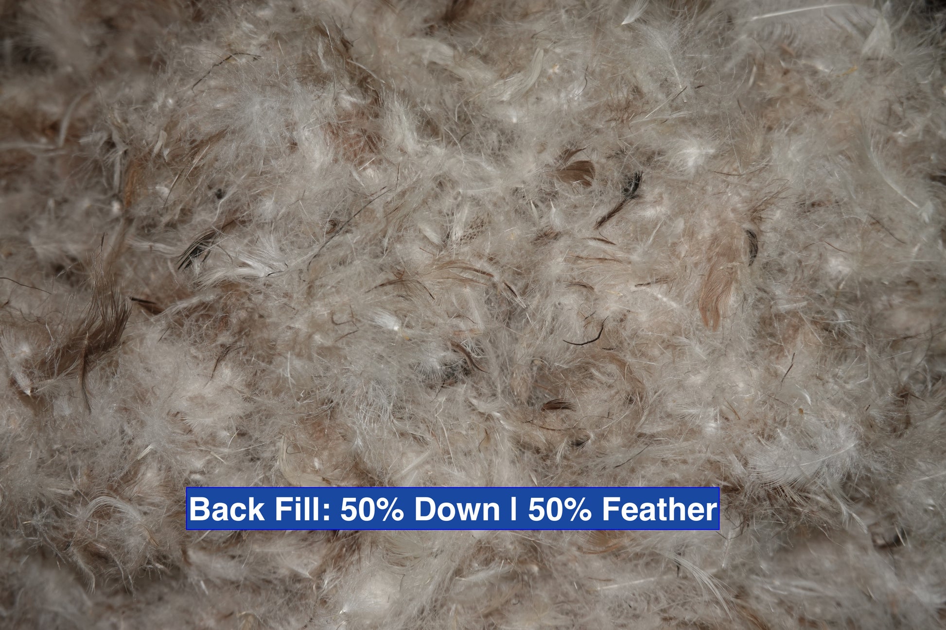 Premium down and wool blend – natural feather and fiber mix inside the OpenAir Down Pillow